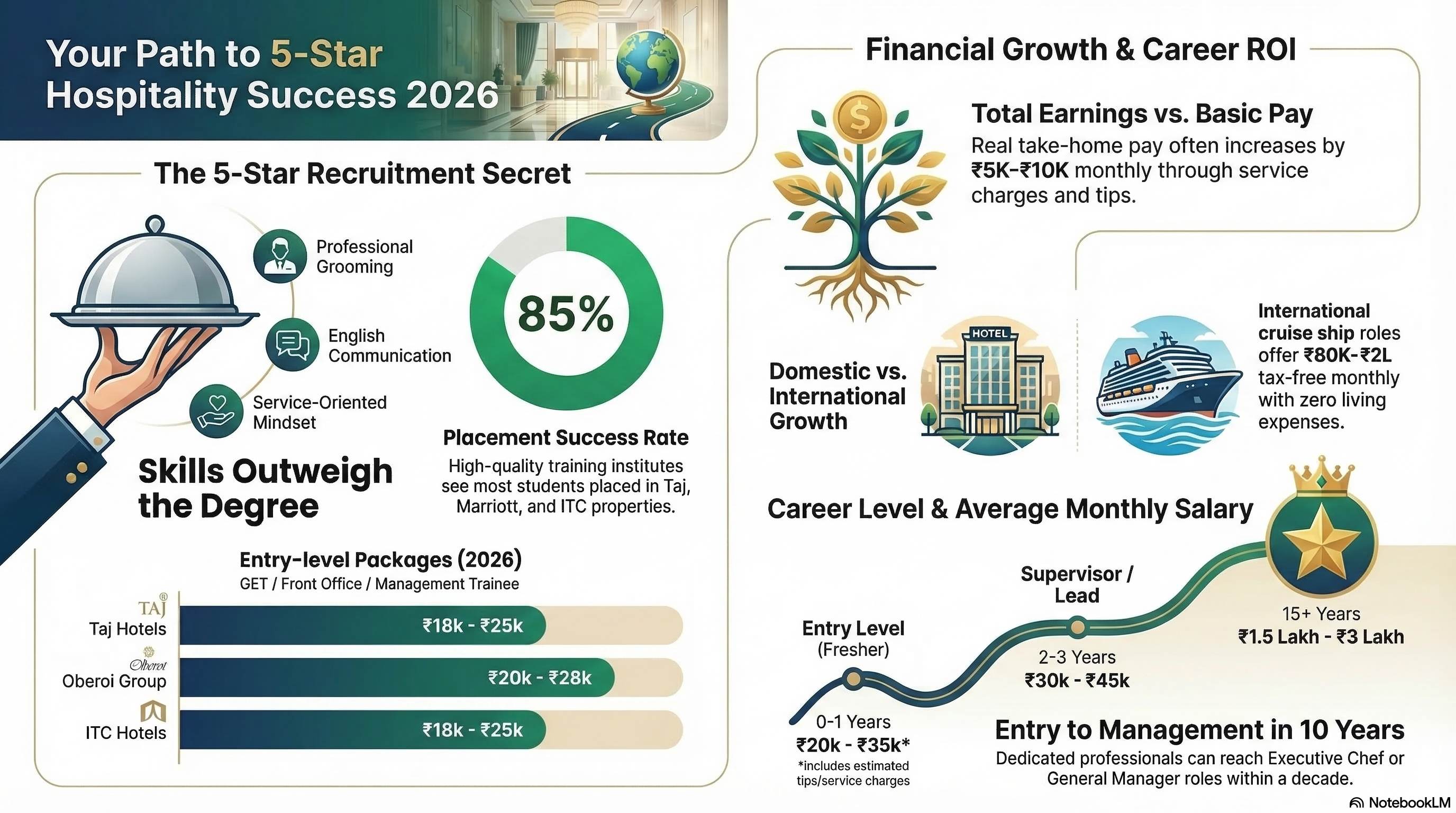 Hotel Management Placement in 5 Star Hotels 2026: Complete Guide to Luxury Hospitality Careers - Wings Institute Hotel Mgmt guide